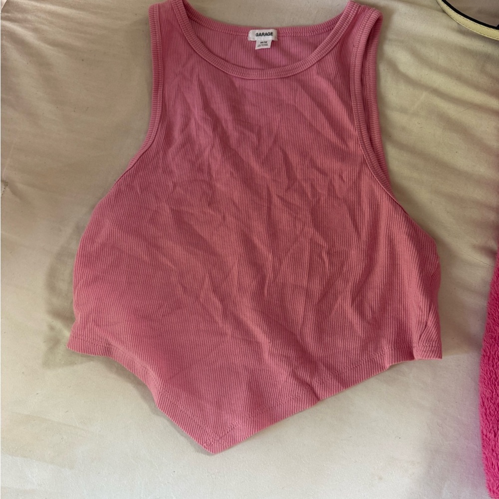 Garage Women's Pink Tank Top